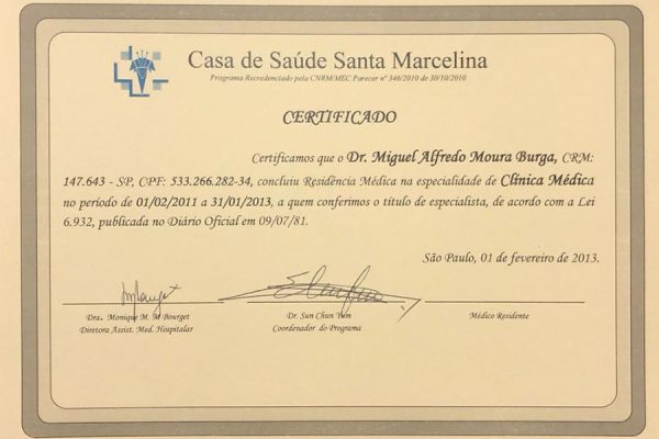 RESIDÊNCIA EM CLÍNICA MÉDICA