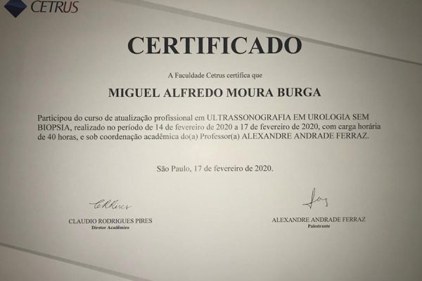 ULTRASSOM DE RINS E VIAS URINÁRIAS